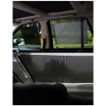 2X Sunshade Roller Blackout Suction Cup Blinds Curtains for Living Kitchen Office Car Window Free-Perforated Curtain E. 
