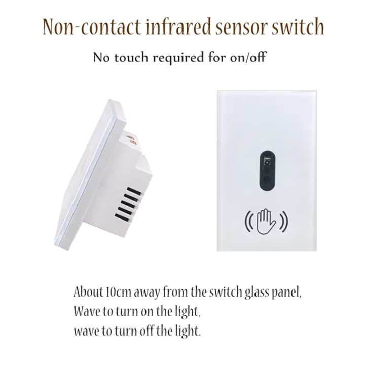 JINMY%202X%20Smart%20Light%20Switch%20Wall%20Light%20Switch%20Wave%20Infrared%20Sensor%20No%20Need%20Touch%20Electrical%20Power%20on%20Off%20US%20Plug%20-%20Image%207