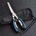Angling Equipment Ergonomics Fish Pliers Anti-slip Multifunctional Fishing Tied Hooks Pliers Stainless Steel Non-Slip Handle Cut Equipment Fishing Gear. 