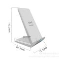 Cross-border new 15W wireless charger desktop vertical mobile phone holder wireless fast charger can print logo. 