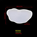 Flower-shaped Flower shaped candle molds Handmade Coaster mold Tea tray accessory DIY tea tray decoration Drip mold DIY Coaster drip mold for Home decor Tea party Kitchen accessories DIY enthusiasts. 