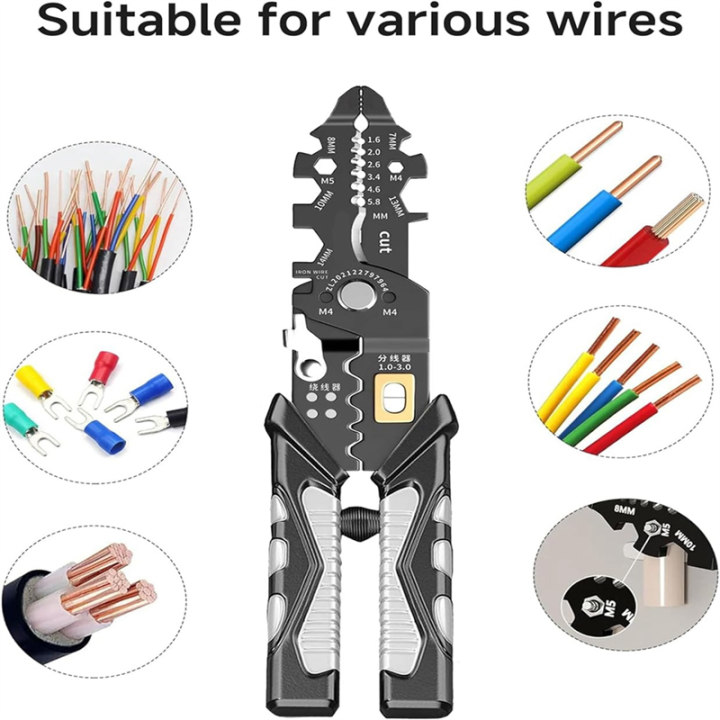 1%20Piece%2025-In-1%20Multifunction%20Wire%20Strippers%20Electeical%20Wire%20Stripper%20Tool%20As%20Shown%20Chrome%20Vanadium%20Steel%208Inch%20Multifunctional%20Electricion%20Pliers%20-%20Image%206