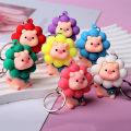 Smiling Face Sunflower Pig Key Chain Couple Car Key Pendant Cartoon Bag Pendant Maoxiu. 