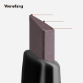 Wenefang Small Gold Bar Eyebrow Pencil Waterproof and Sweatproof Non-decolorizing Lasting Ultra-fine Core Female Gray Brown. 
