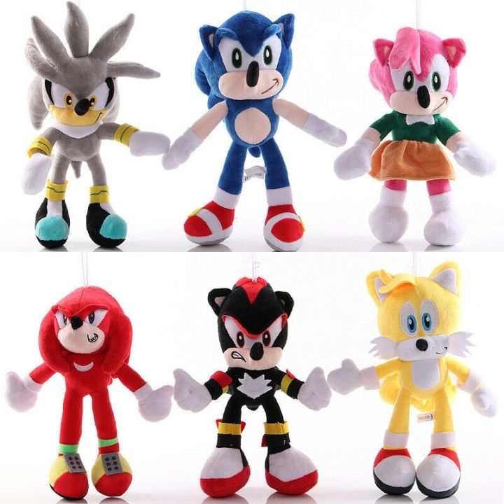 6%20Styles%20Sonic%20the%20Hedgehog%20Shadow%20Tails%20Amy%20Rose%20Soft%20Plush%20Toys%20Stuffed%20Dolls%20-%20Image%203