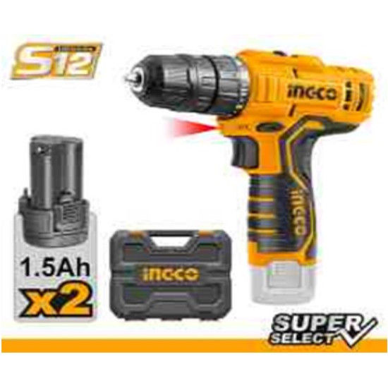 Ingco 12V Lithium Ion Cordless Drill With 2 Pcs Battery Pack Daraz .np