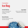 Coronation Ice Bag | Reusable Ice Bag for Pain Relief | Hot & Cold Therapy Pack for Injuries, Headaches, Swelling & Muscle Pain | Soft Fabric, Leak-Proof, Multi-Color. 