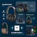 Green Symphony Hybrid ANC Headphone (40-50dB) | 45ms Low Latency | Spatial Audio Technology, 3D Experience | Changeable Cap | Foldable | JL5.4 Bluetooth Version | 100H Playtimes, 80H For ANC | 5 Mic | 1000mAh | 40mm Driver | Ultra-Soft Cushions | IPX4. 