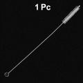 Wenefang Fashion Bending Stainless Straw Brush Cleaner Soft Hair Suction Glass Tube Cleaning Brushes Baby Kids Bottle Brush Long Handle Reusable. 