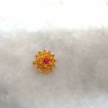 Gold Plated Nose Pin Limbu Fuli Hook Clip Mounting Type for Women. 