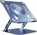 Aluminum Laptop Stand with Cooling Fan For Tablet  Notebook  Gaming Laptop stand. 
