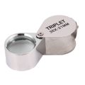fasdaga 2X Portable 30X Power 21mm Jewelers Magnifier Gold Eye Loupe Jewelry Store Magnifying Glass with Exquisite Box. 