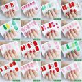 10 pieces of waterproof nail art sticker film, full sticker, nail sticker, nail polish adhesive sticker film, full sticker, nail sticker, full sticker, and all pasted nails will be sent instead. 