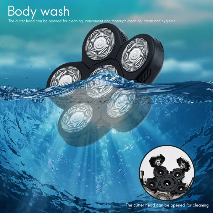 fasdaga%202x%20Men's%20Electric%20Shaver%20Heads%20Electric%20Blade%20Replacement%206%20Blades%20Shaver%20Replacement%20Bald%20As%20Shown%20-%20Image%202