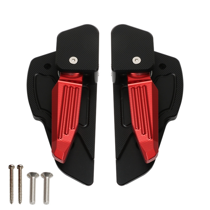 Kqueebee%20Motorcycle%20Automatic%20Extension%20&%20Fold%20Rear%20Foot%20Pedal%20Foldable%20for%20Primavera150%20Sprint%20150%20Black+Red%20-%20Image%203