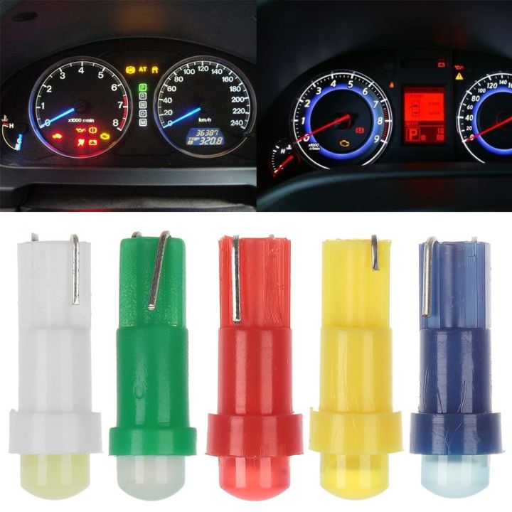 10/20pcs Speed meter 1 LED Wedge Dashboard Light Gauge Instrument Car ...