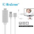 MiraScreen Wire HDMI Mirroring Cable Display 1080P Sync  Screen Casting Support  and Android to Monitor Projector. 