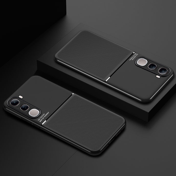 Lenuo%20Case%20For%20vivo%20V40%20Lite%204G%205G%20Casing%20Anti-fall%20Soft%20Non-slip%20Silicone%20Grain%20Back%20Cover%20-%20Image%205