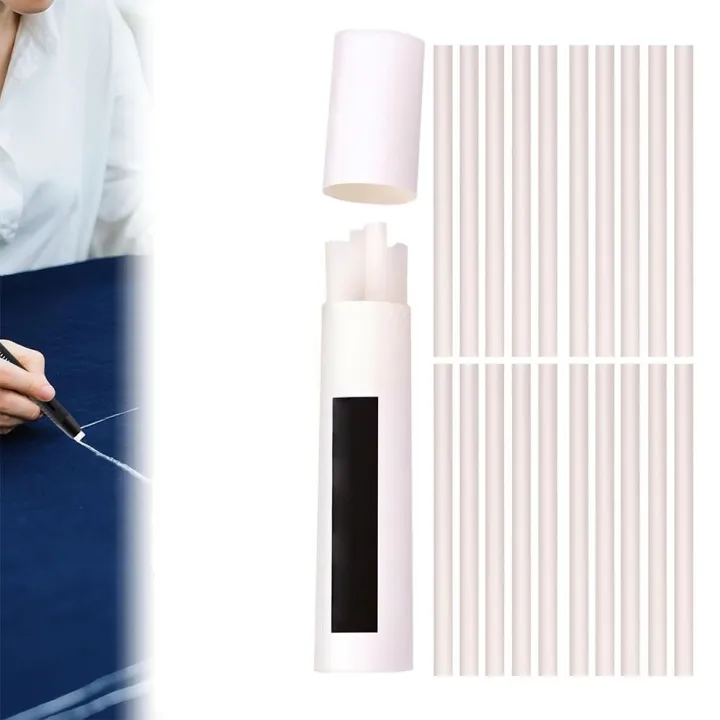 20Pcs%20DIY%20Tool%20Erasable%20Tailor's%20Chalk%20Invisible%20Needlework%20Replaceable%20Refills%20High%20Temperature%20Disappear%20Painting%20Powder%20Tailor%20Cutting%20Cloth%20Tailor's%20Marker%20for%20Sewing%20Accessories%20-%20Image%206
