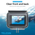 TELESIN 45M Diving Waterproof Case for GoPro Hero 12/11/10/9. 
