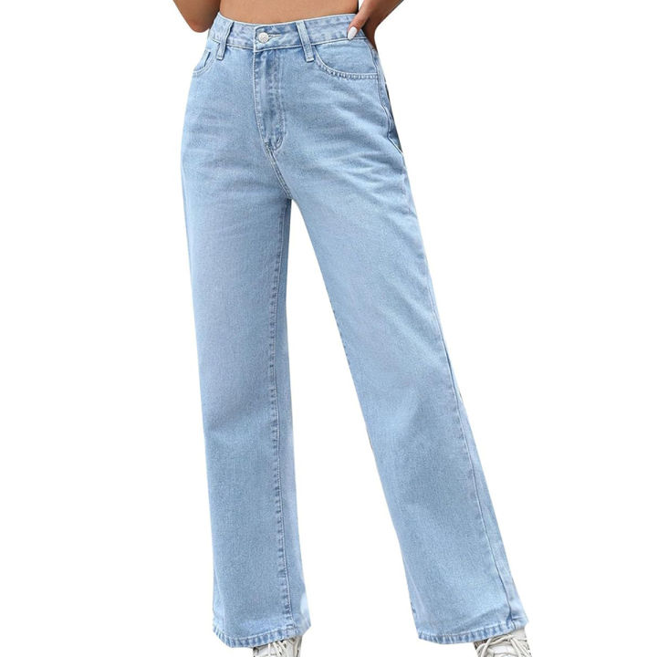 Straight%20Light%20Blue%20Jeans%20For%20Women%20-%20Multisize%20%7C%20Fashion%20%7C%20Jeans%20For%20Women%20%7C%20Pants%20For%20Women%20%7C%20Women'S%20Wear%20%7C%20-%20Image%203