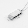 Mini Harmonica Necklace Kids Musical Instrument Harmonica 4 Hole 8 Tone Harmonica Portable Musical Instrument for Children and Beginners. 