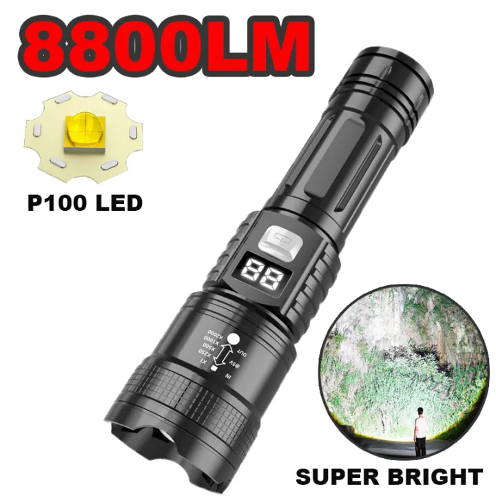 New%20Powerful%20Rechargeable%20LED%20Flashlight%20Super%20Bright%20Portable%20Long%20Shot%20Torch%20Built-in%20Battery%20Torch%20ABS%20Waterproof%20Camping%20Lantren%20-%20Image%202