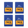 v1.966 FreeMcBoot 8MB/16MB/32MB/64MB Memory Card Hard Disk Boot Program Card for PS2 FMCB Version 1.966 Game Console. 