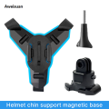 Aweisuan Action Camera Accessorie Helmet Strap For Gopro 13 12 11 10 9 Insta Bargain price 360 DJI Osmo Magnetic Adaptor Chin Strap Mount Holder Set. 