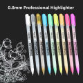 Sweet Journal 1PCS 0.8mm Professional Highlighter Pen Fluorescent Pens Markers Pen Painting Colored Pen Students. 