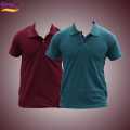 Binay Embroidery Polo Neck Combo 2 Pcs Green & Maroon T-Shirt For Men - Fashion | T-Shirts For Men | T-Shirts. 
