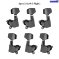 QianxiNew style 6pcs Sealed Guitar String Pegs Locking Tuners 3L3R Tuning Pegs 2025 String Tuners Electric Acoustic Guitar Tuner Machine Heads Knobs. 