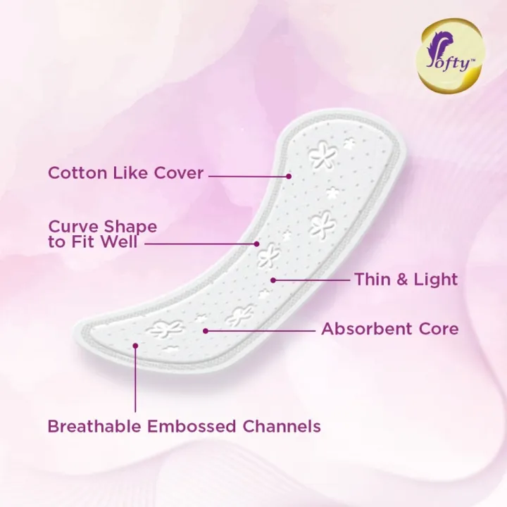 Softy%20Panty%20Liner%20Ultra%20Thin%2020pcs%20Pack%20Of%202%20-%20Image%206