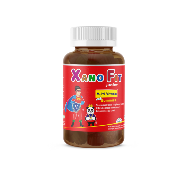 Xano Fit Junior Multivitamin Gummies For Kids For Growth, Immunity & Health 30 Pieces