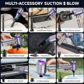 Portable High Power Car Vacuum Cleaner 4-in- 120W Wireless Vacuum Cleaner Powerful Suction Brushless Motor Portable Handheld Vacuum Car Cleaning. 