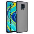 Xiaomi Redmi Note 9 Pro And Redmi Note 9 Pro Max Shock Proof and Camera Protector Case - Blue Smoke Matte Back Cover. 