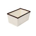Multipurpose Refrigerator Plastic Storage Basket With Side Handle - White. 