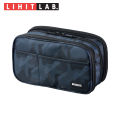 Lihit Lab Triple Zipper pencil / Pen Case A7556 By KitabKalam. 