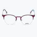 Purple Metal Frame Glass  Crizal Sapphire 360 UV. 
