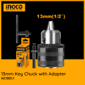 Ingco 13mm Key Chuck with Adapter KC13011. 