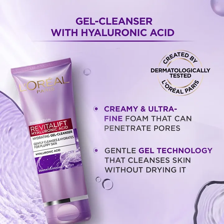 L'Oreal%20Paris%20Revitalift%20Hyaluronic%20Acid%20Hydrating%20Gel%20Cleanser%20-%20100g%20-%20Image%203