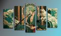 5-Piece Canvas Wall Art Set –One Piece Roronoa Zoro Print. 