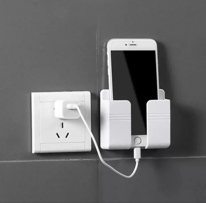3%20PCS%20Wall%20Mounted%20Mobile%20Phone%20Charging%20Organizer%20Remote%20Control%20Storage%20Box%20Multifunction%20Stand%20Rack%20Phone%20Plug%20Wall%20Holder%20-%20Image%202