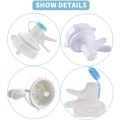 4 Pack Water Dispenser Valve, Water Jug Dispenser Valve Water Jug Cap Bottle Spout Reusable Plastic Spigot Faucet. 