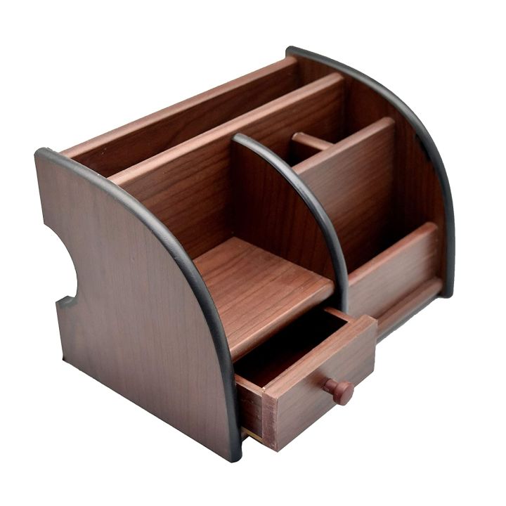 Cubic%208001%20Wooden%20Pen%20Stand%20(Brown)%20%7C%20Wooden%20Multipurpose%20Pen%20Holder%20Office%20Desk%20Accessory%20%7C%20Wooden%20Pen%20Stand%20-%20Image%205