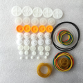 84Pcs ABS Belt Pulley Rubber Band Combination Set Stretchable Engine Drive Round Belt. 