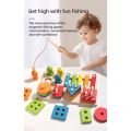 Educational Wooden Toy – Montessori Stacking & Fit with Xylophone. 