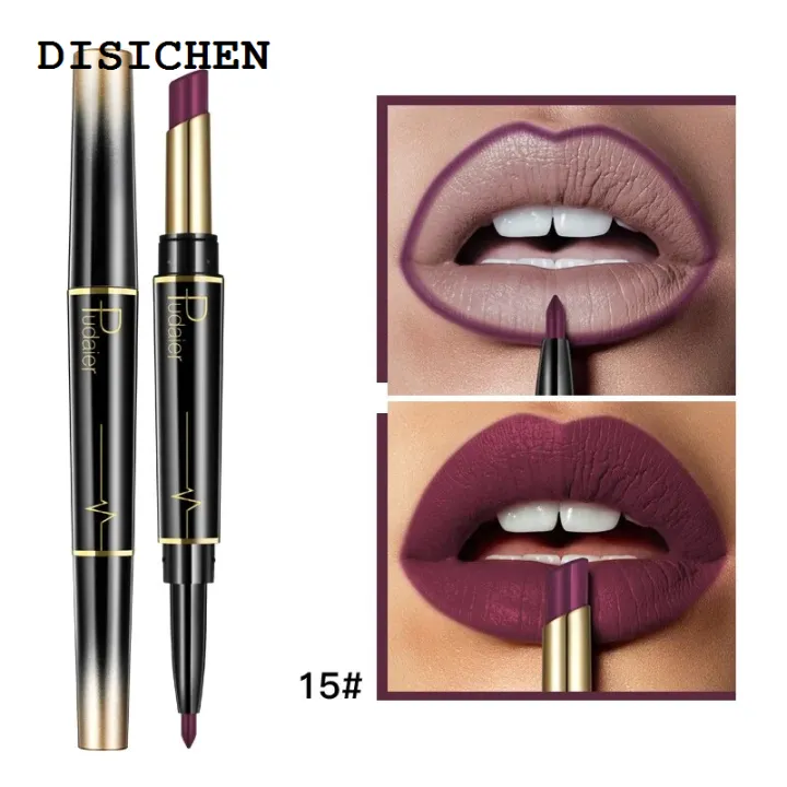 DISICHEN%20Hot%20Selling%20Pudaier%2016%20Color%20Double%20Head%20Lipstick%20Lipliner%20Matte%20Moisturizing%20Waterproof%20Lasting%20Fashion%202%20In%201%20Lipstick%20Lipliner%204.5gShipping%20Bags%20-%20Image%208