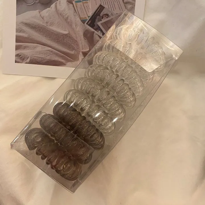 9pcs/set%20Hair%20Ties%20Elastic%20Plastic%20Hair%20Band%20Rubber%20Telephone%20Cord%20Scrunchies%20HEQING%20-%20Image%203