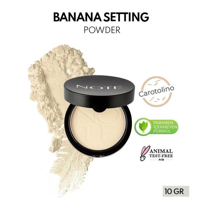 Note Cosmetics Banana Setting Powder - 10g | Daraz.com.np